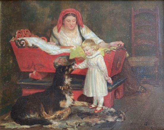 Henry Bacon mother and child